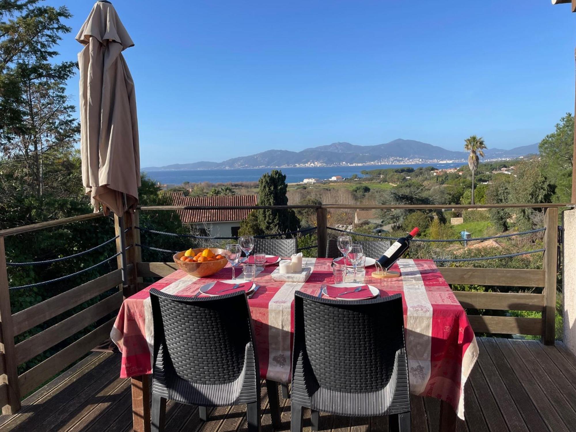 Corsicadream Arone Superbe Appartement Dans Villa, Vue Panoramique Mer, Piscine, Proche Porticcio Pietrosella Dış mekan fotoğraf