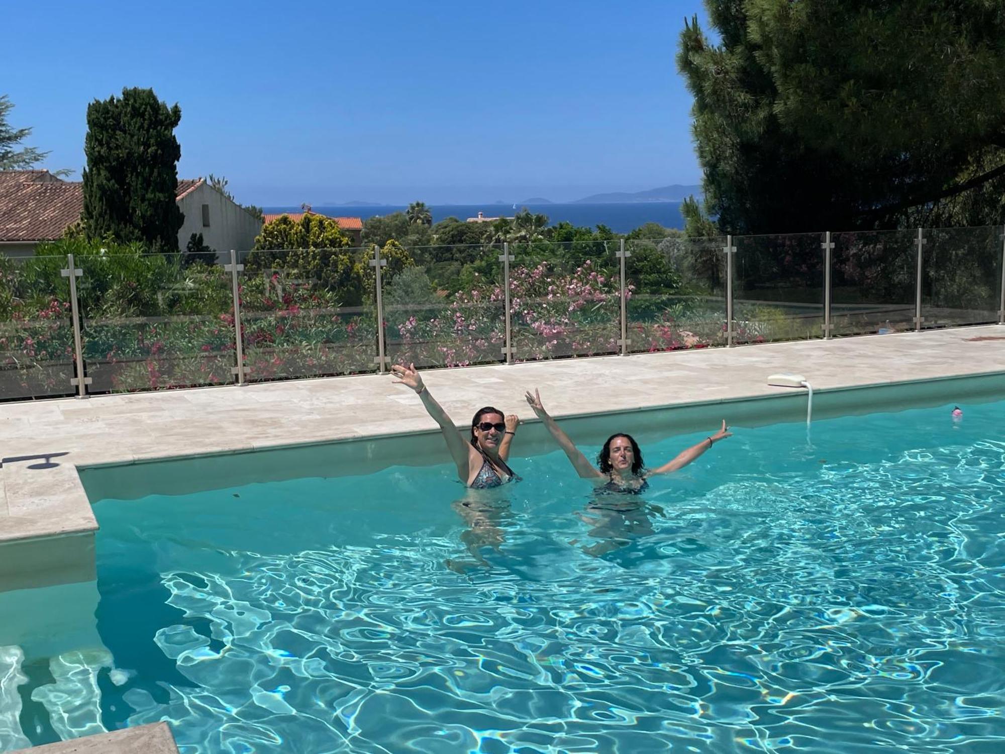 Corsicadream Arone Superbe Appartement Dans Villa, Vue Panoramique Mer, Piscine, Proche Porticcio Pietrosella Dış mekan fotoğraf